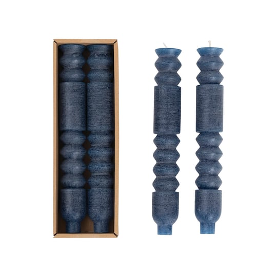 Hello Honey® 10" Unscented Totem Taper Candles in Box